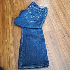 SIZE 7 LEVIS 524 TOO Superlow jeans